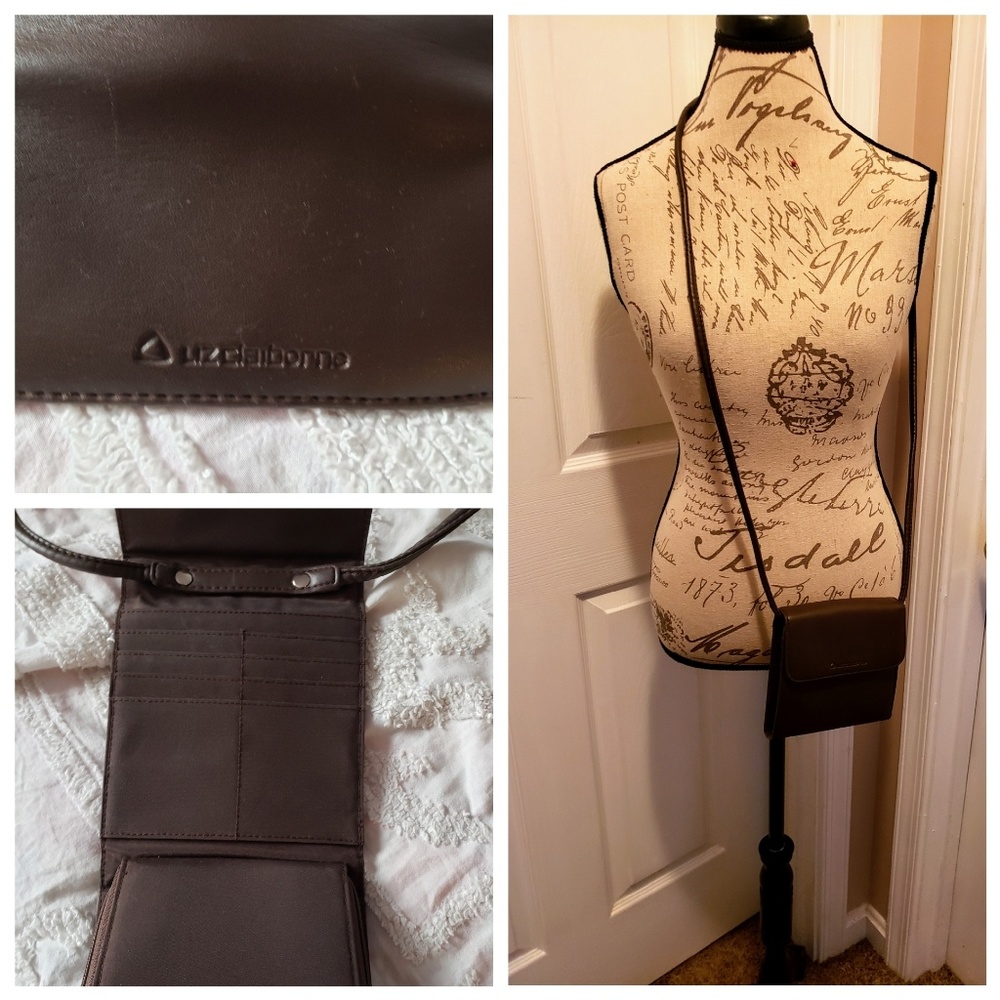 5/25 Liz Claiborne cross body post EUC
